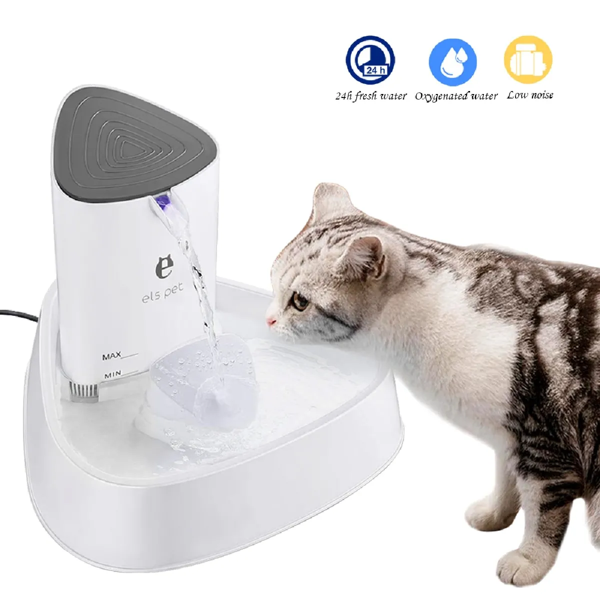 Comparer les prix de Fontaine LED 1.5L pour animaux