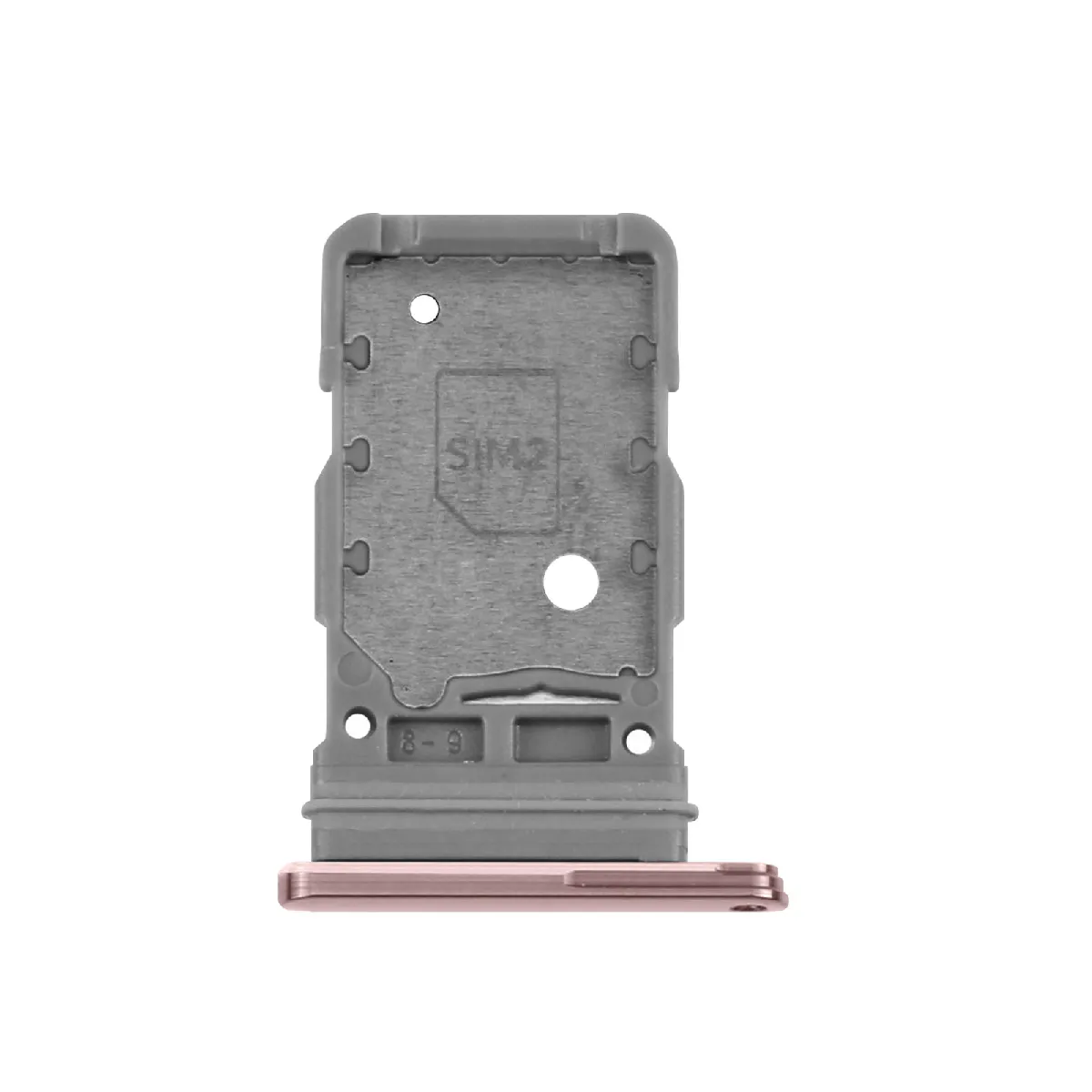 Avizar Rose Clappio Tiroir Carte Sim Pour Samsung Galaxy S21