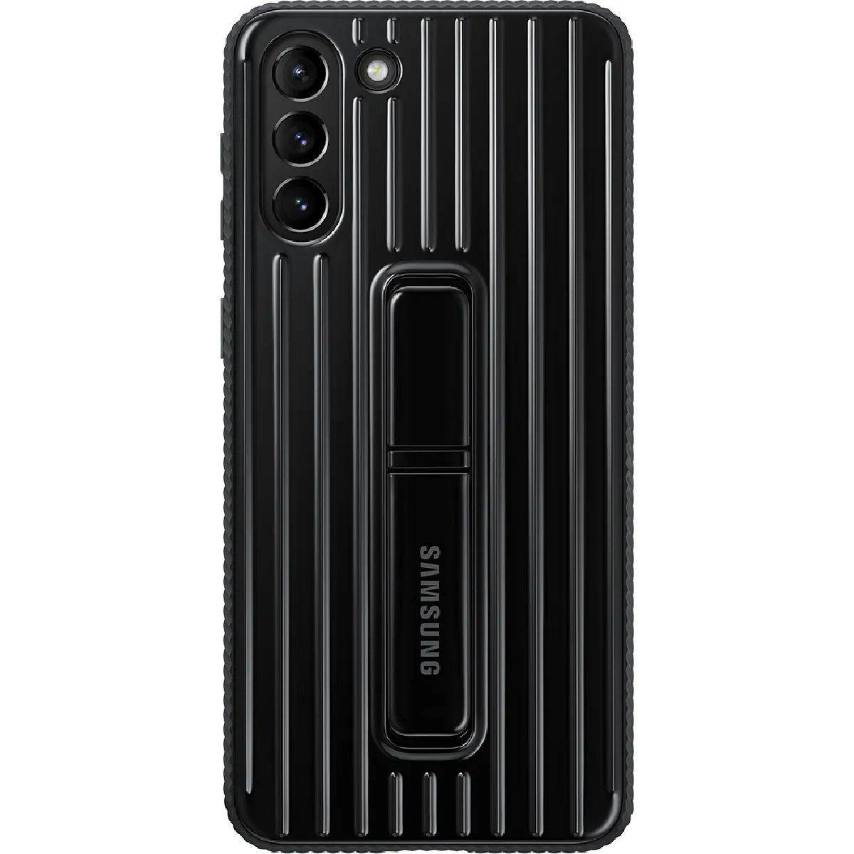 Coque Renforcée fonction Stand Noir pour Samsung G S21+ 5G Samsung