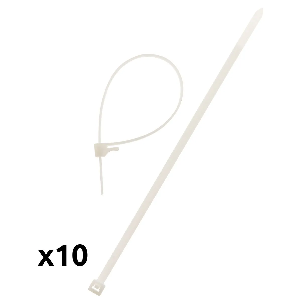 Zenitech Colliers De Câblage Réutilisables - Lot De 10