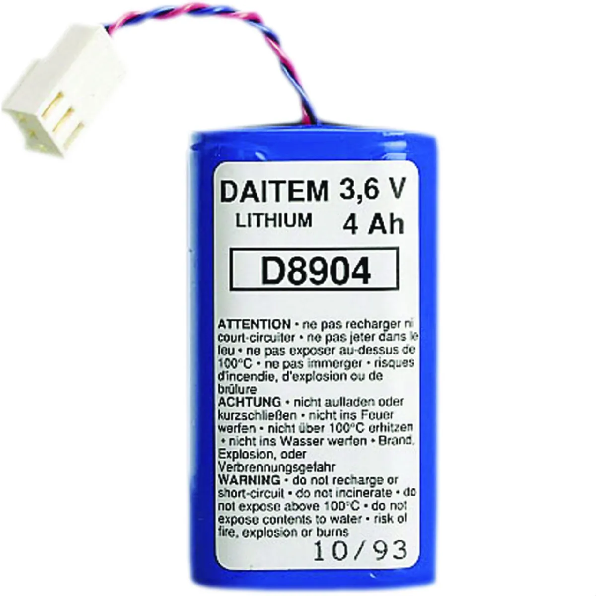 Hager Batli05 Pile Lithium 3.6V