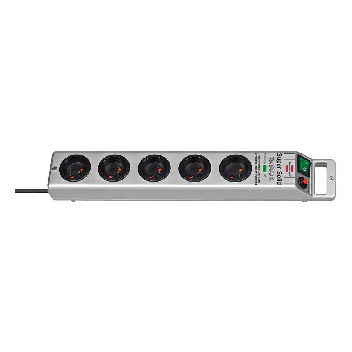 Brennenstuhl Bloc Multiprise Parasurtenseur 5 Prises - 2,5 M