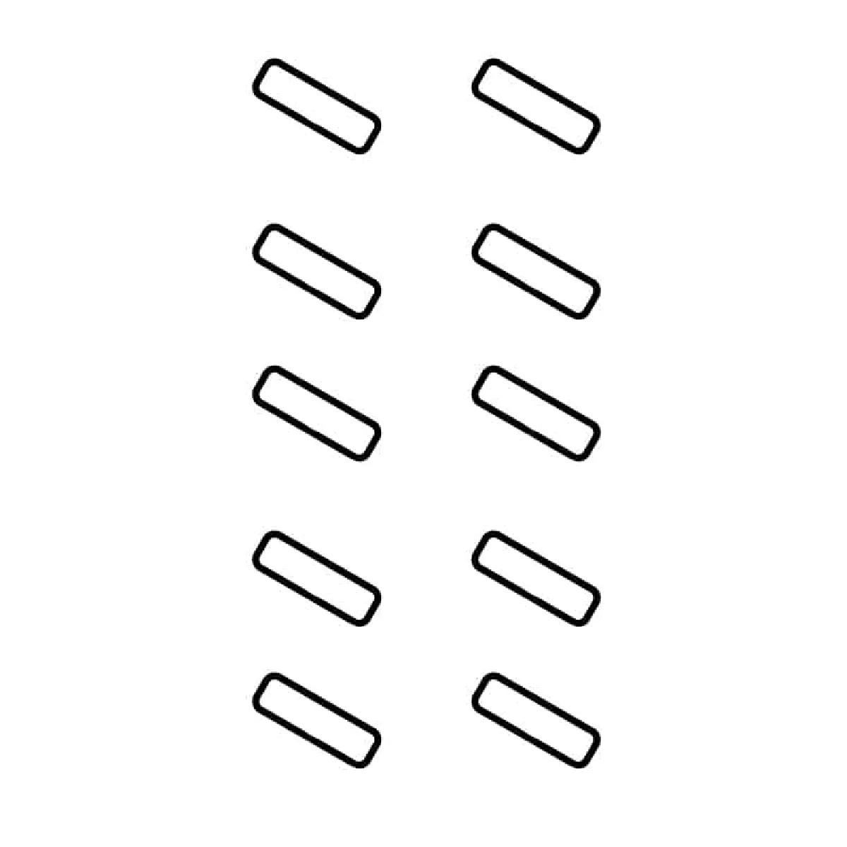 Faac Gomme Anti-Vibrations (10 Pièces)
