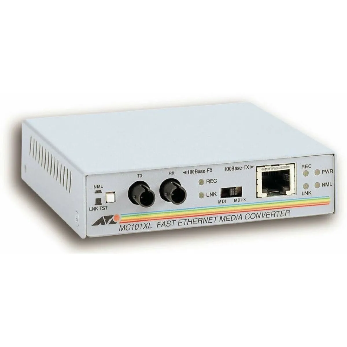 ALLIED TELESIS  At-mc10xl Fiber Optic Converter Argent&eacute;
