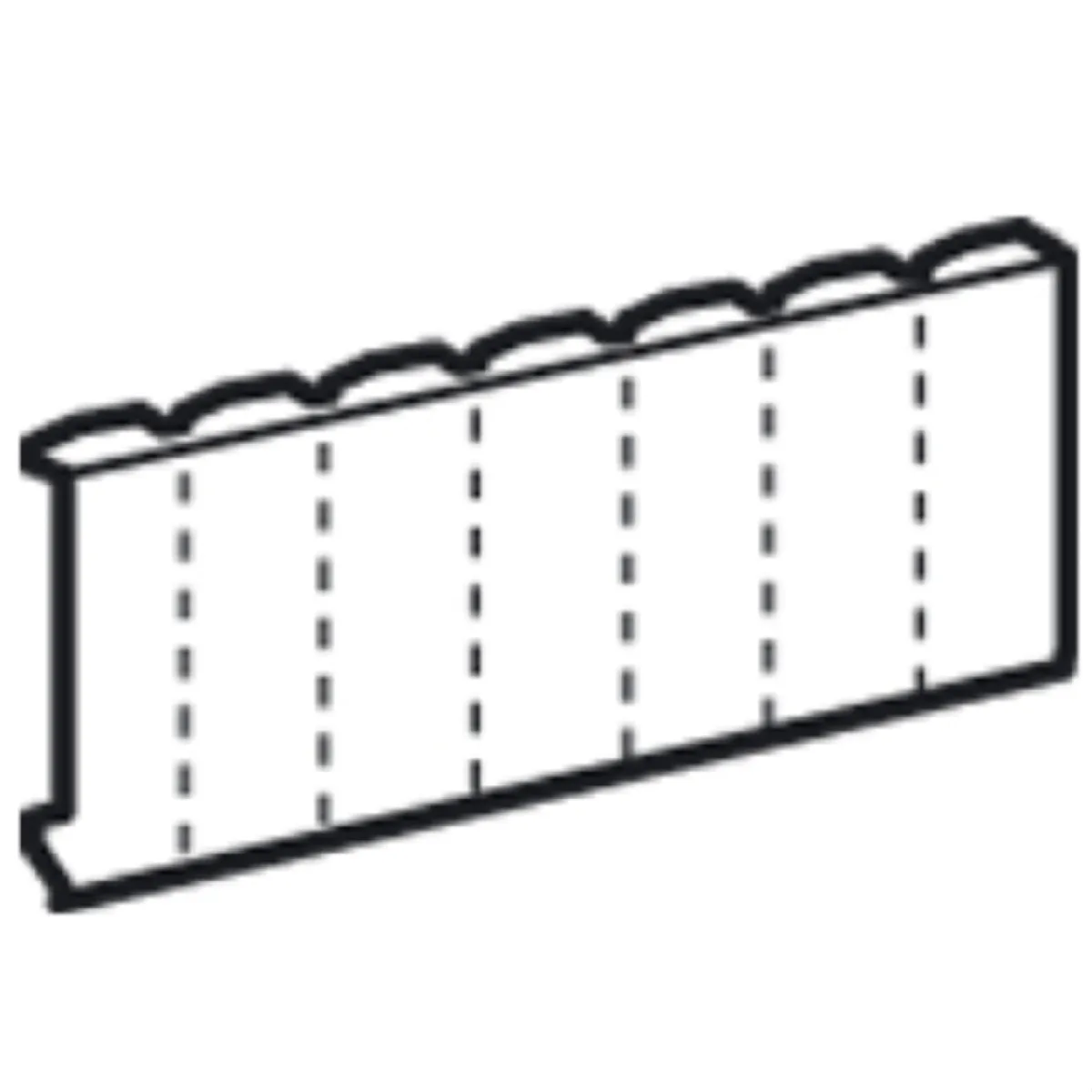Bouchon blanc 18 modules 001664 - Image 3