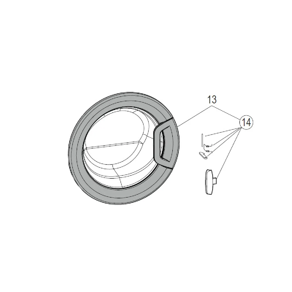 Indesit Sécurité porte micro retardateur