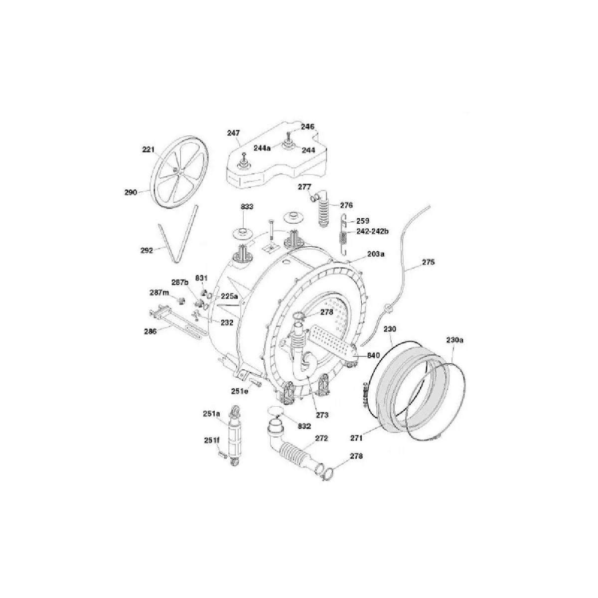 Candy Cuve Complète Tambour