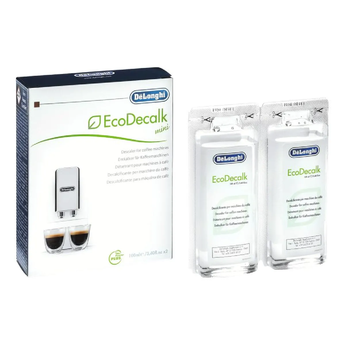 DeLonghi 5513211481 / Nokalk Anticalcaire pour machines à café 2 x 100 ml. - vue 8