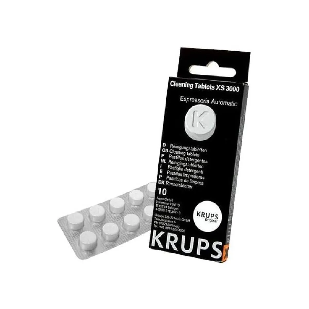 KRUPS Pastilles détergentes X10