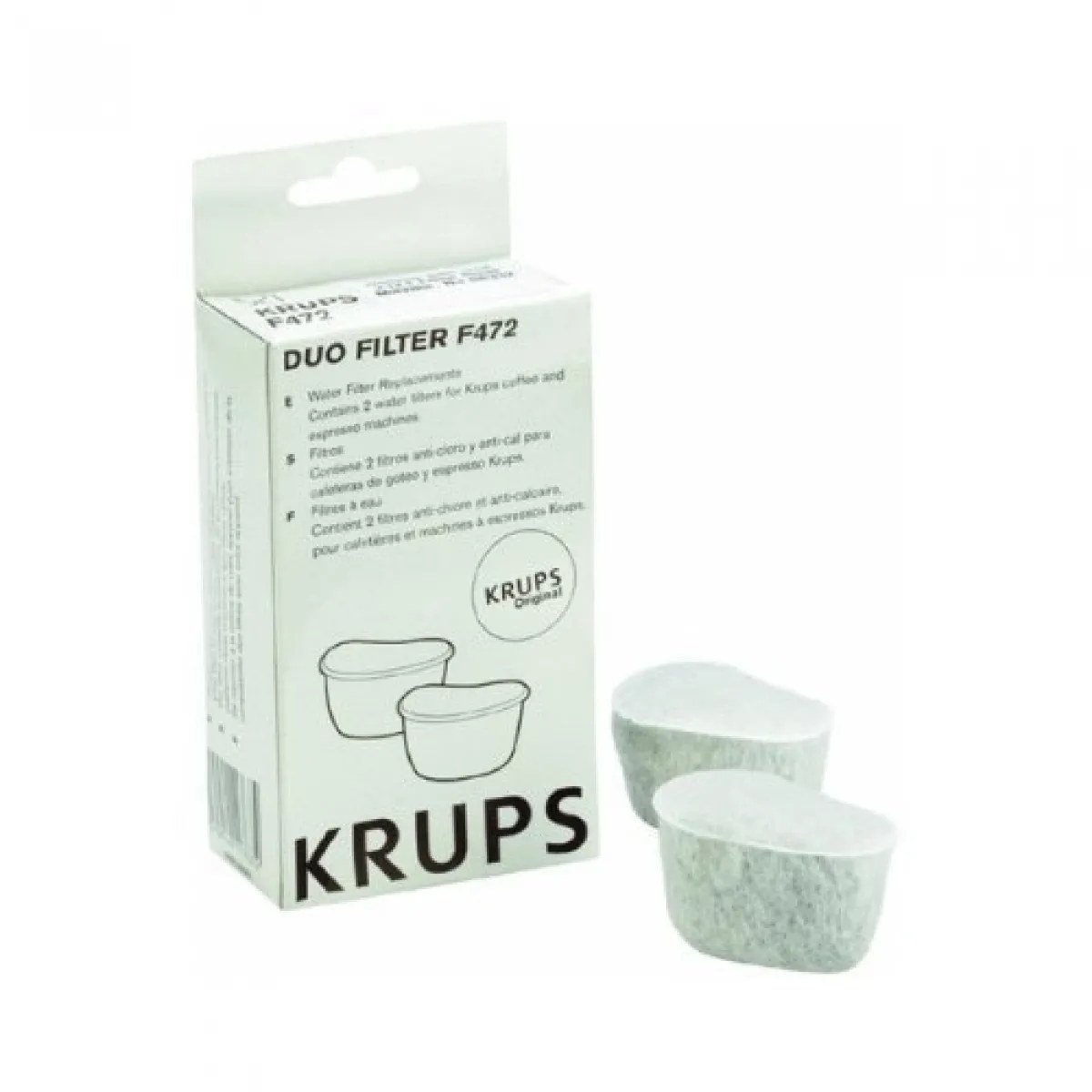 Krups F4720057 Duo Filters 2 Pack