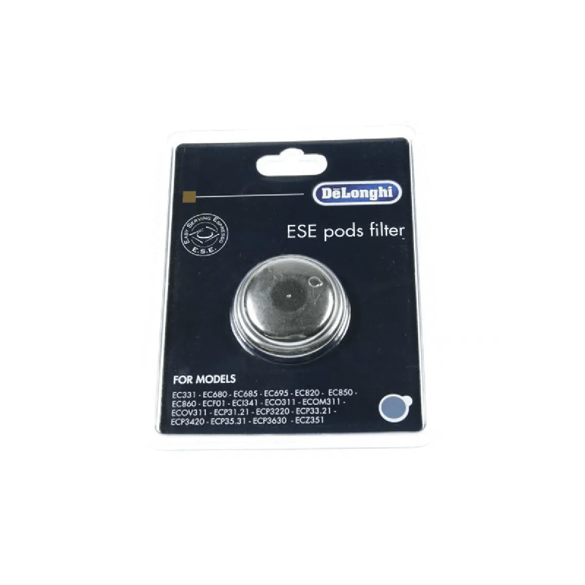 Delonghi support filtre dosette E.S.E pour cafetière