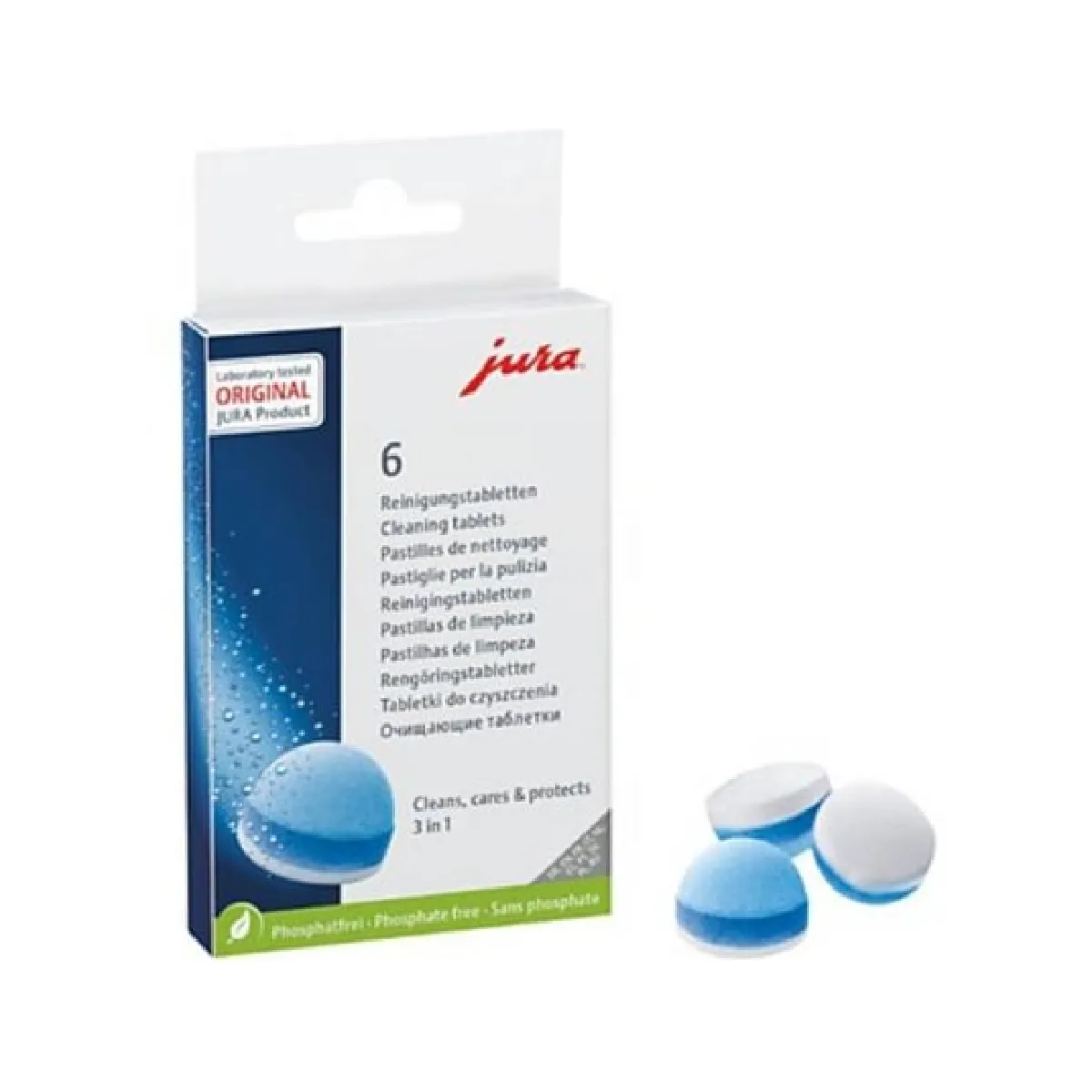 Jura Pastilles de nettoyage pour cafetière - 6 pièces Jura Pastilles de nettoyage pour cafetière - 6 pièces