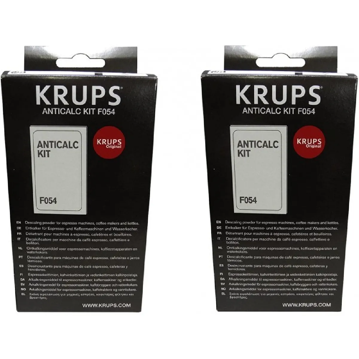 Krups Lot de 2 détartrants