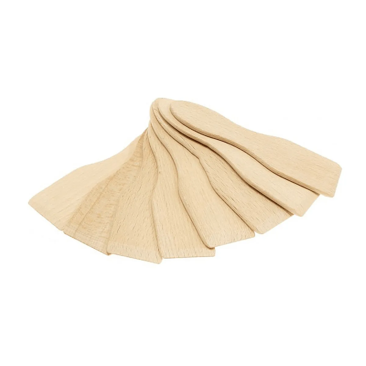 Lagrange Spatules En Bois Pour Gaufrier - Lot De 8