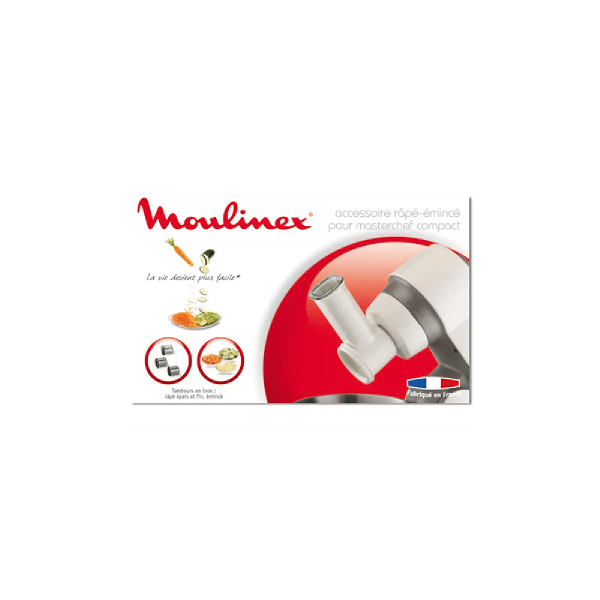 Moulinex Accessoires à râper et émincer