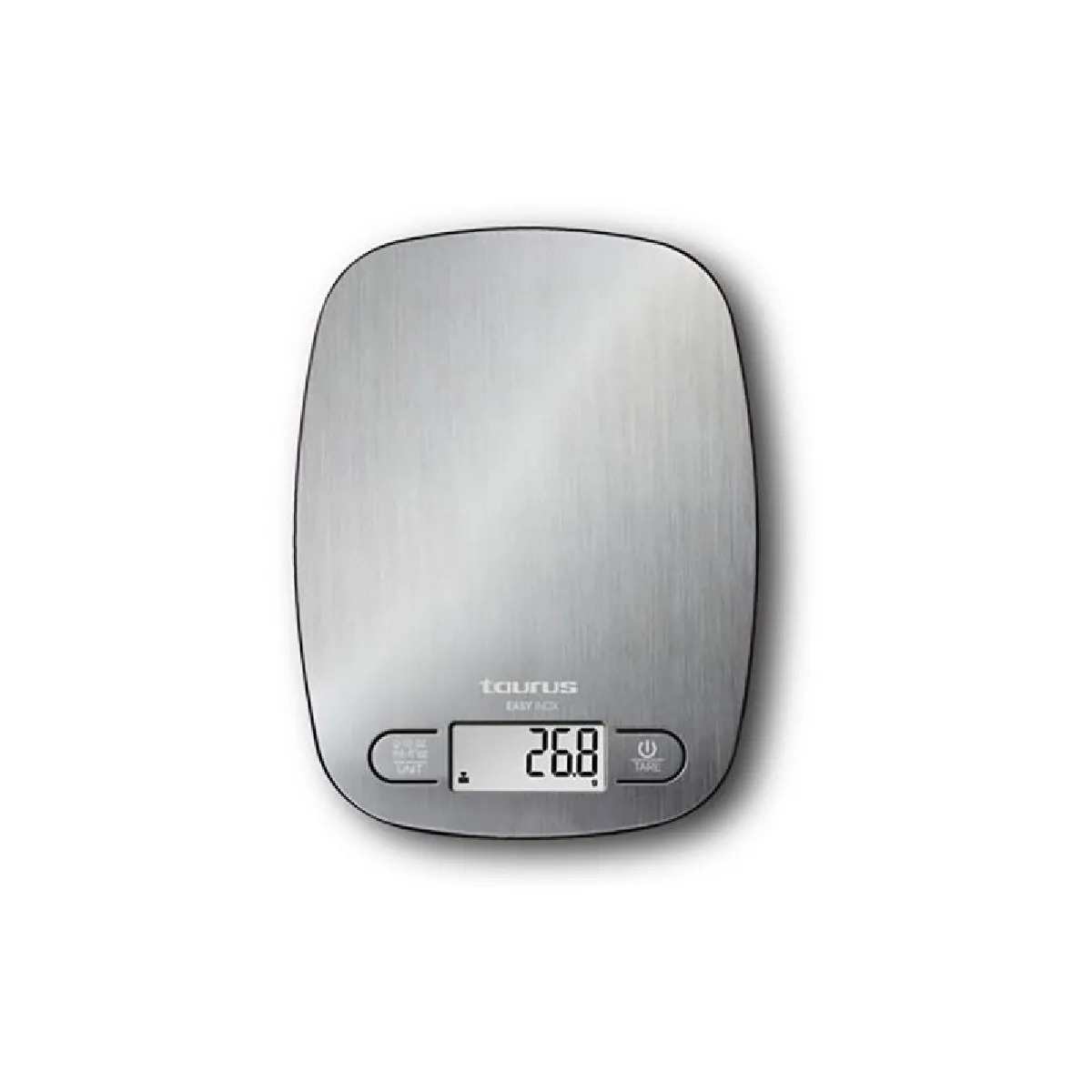 Non Communiqué Gris Taurus Easy Inox Acier Inoxydable Comptoir Ovale Balance De Ménage Électronique - Image 4
