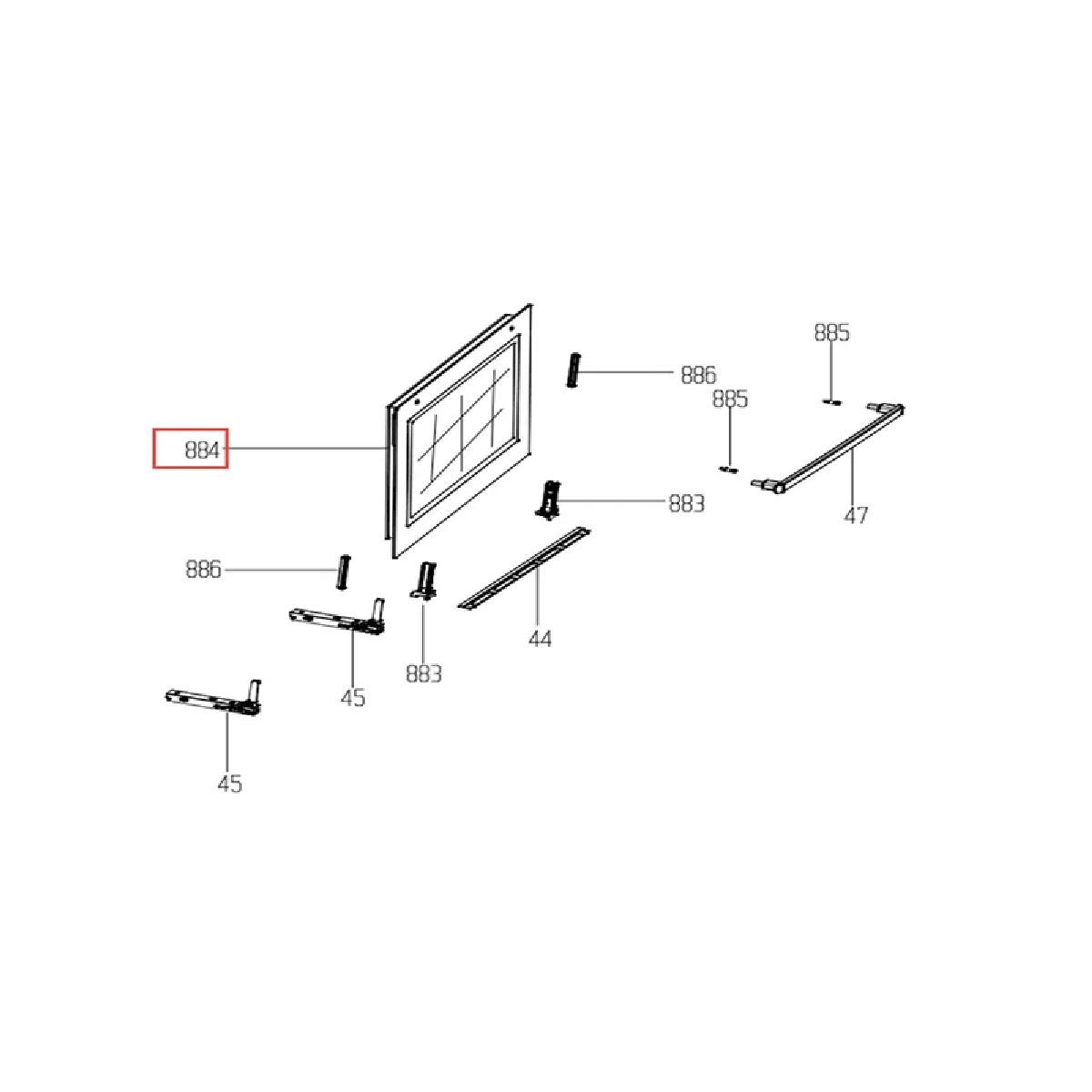 Beko Porte de Four 210301031 - vue 2