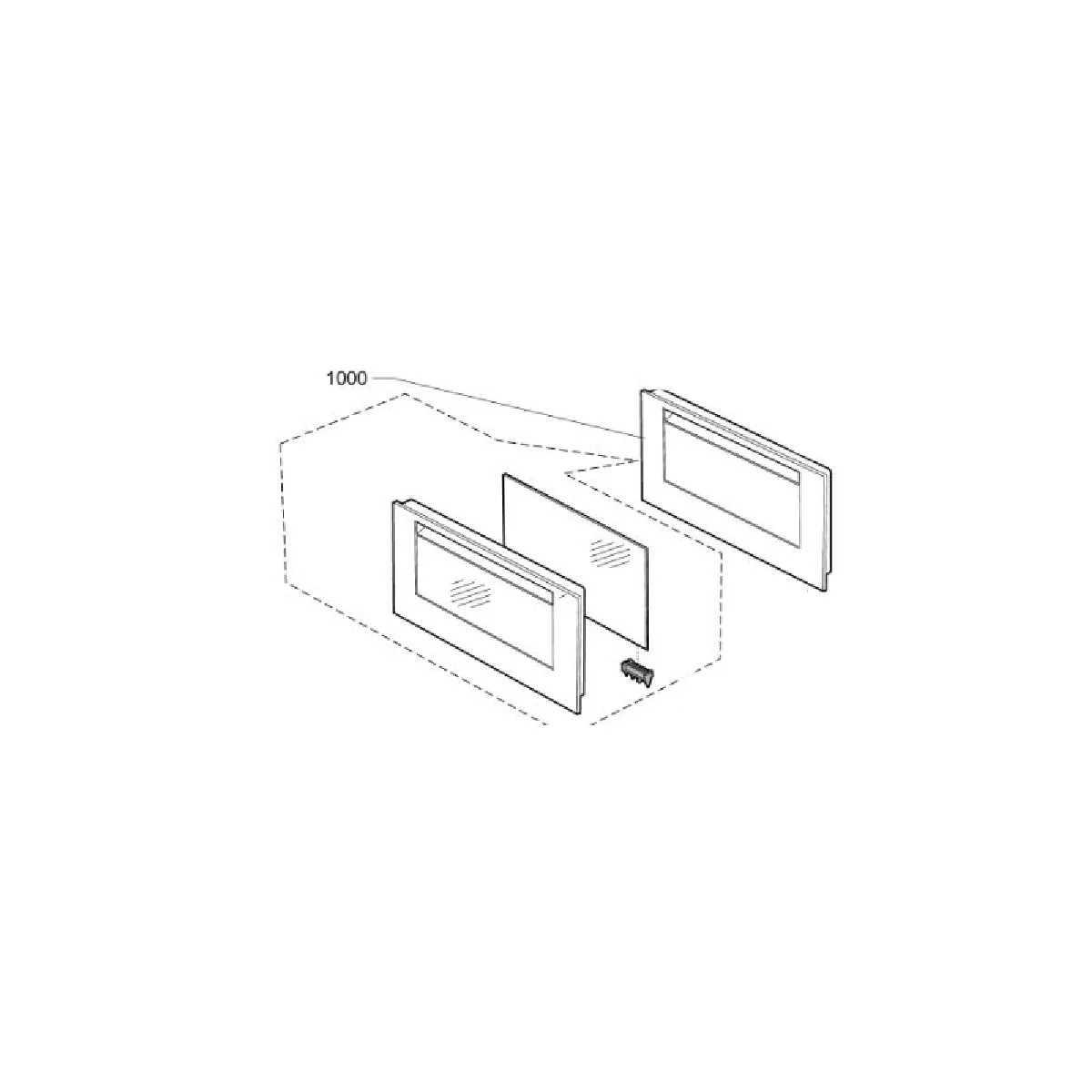 Whirlpool Porte Assemblée de Four - vue 2