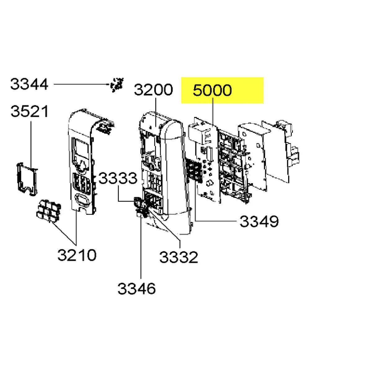 Whirlpool de contrôle micro ondes FT339 - vue 2
