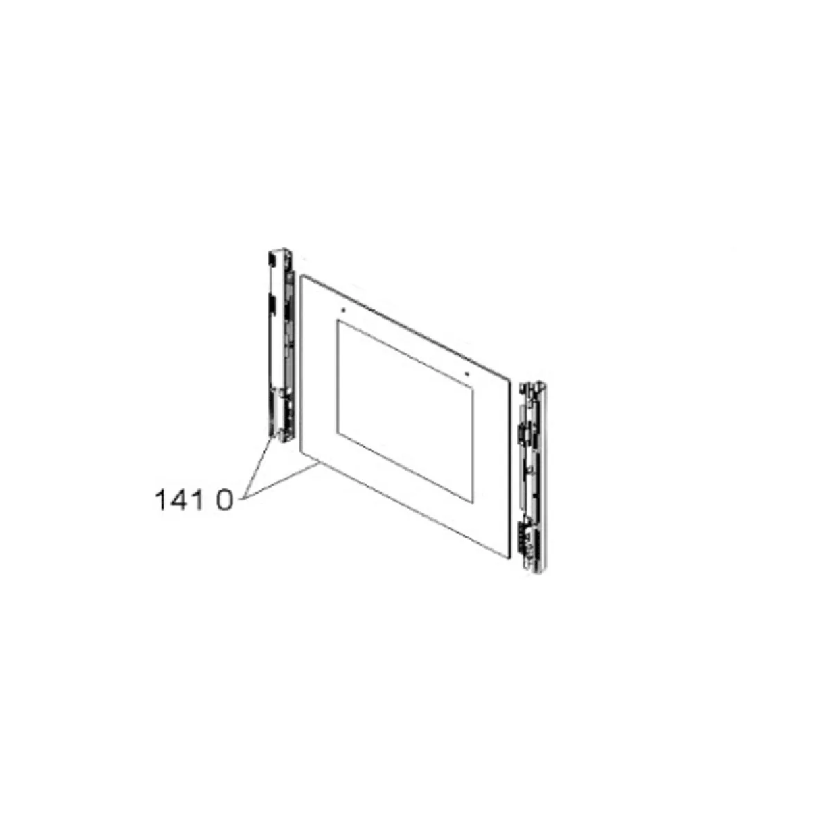Vitre extérieure de four Whirlpool 481010395851 - vue 2