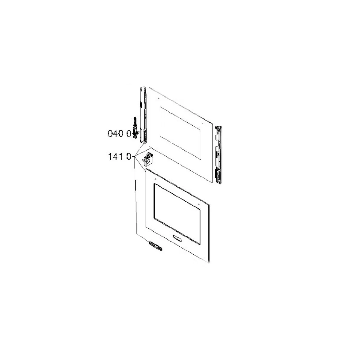 Whirlpool Porte Four Extérieure REP 1410