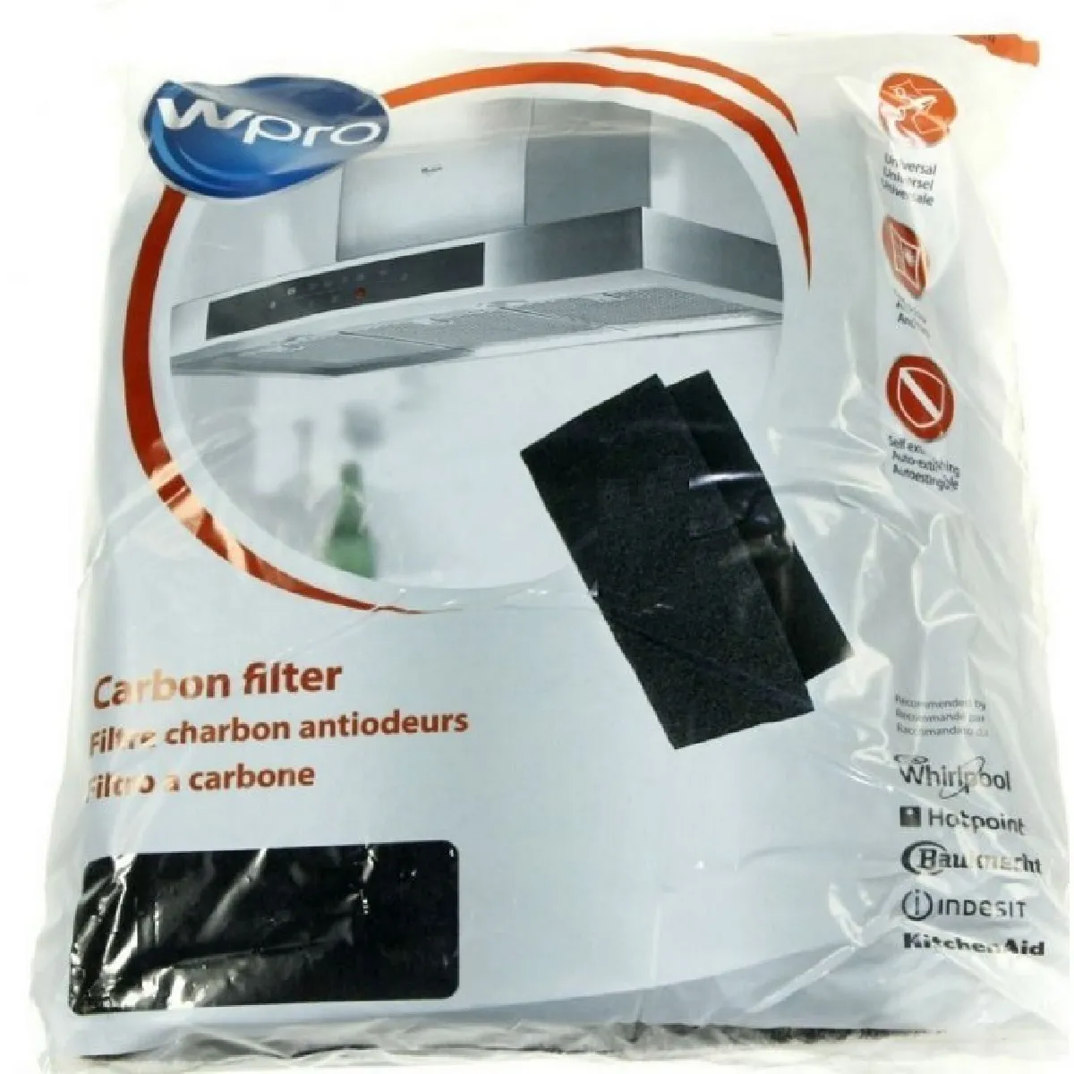 Whirlpool - Filtre à charbon pour hotte - Accessoire de cuisine - Image 3