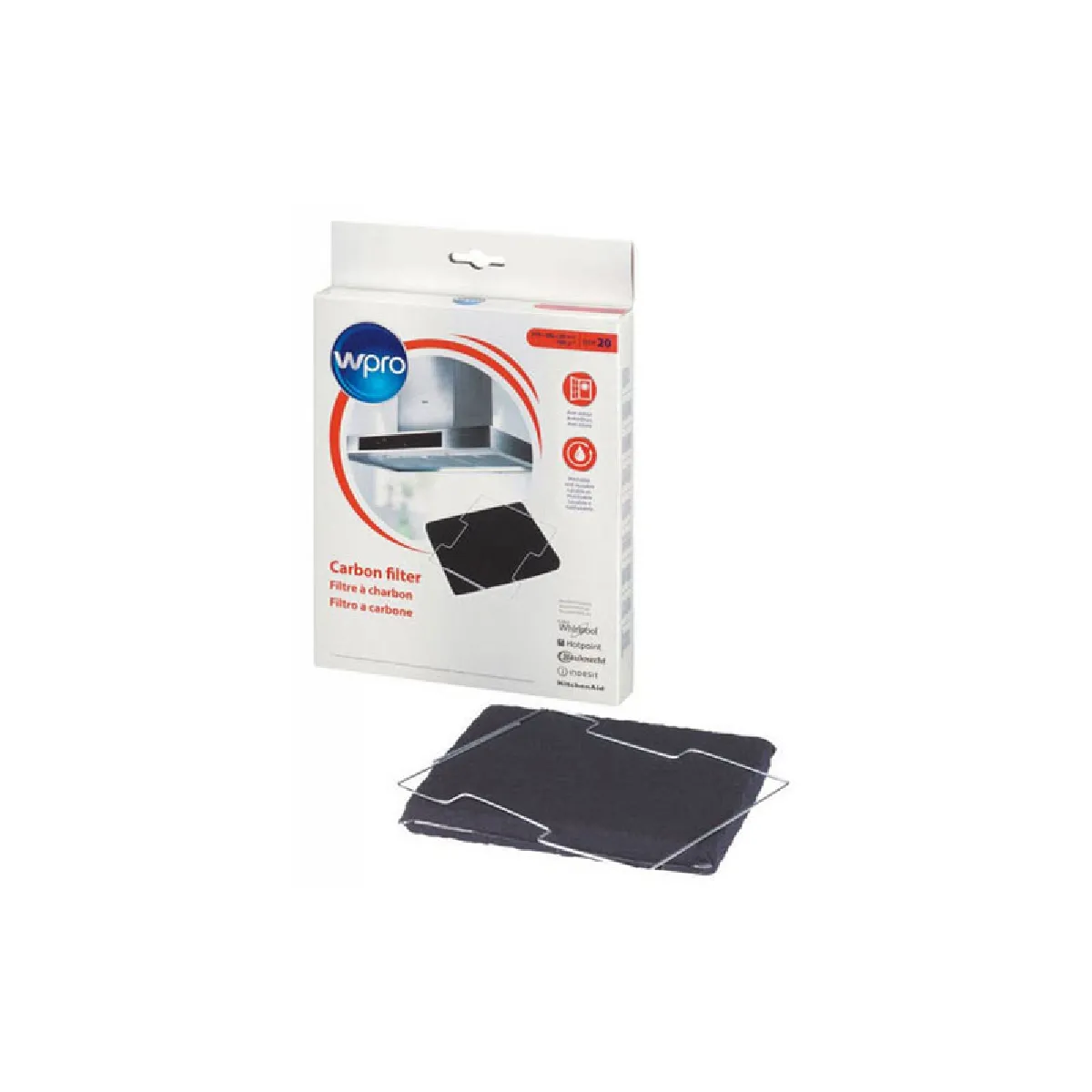 Whirlpool Filtre à Type 20 pour hotte - vue 3
