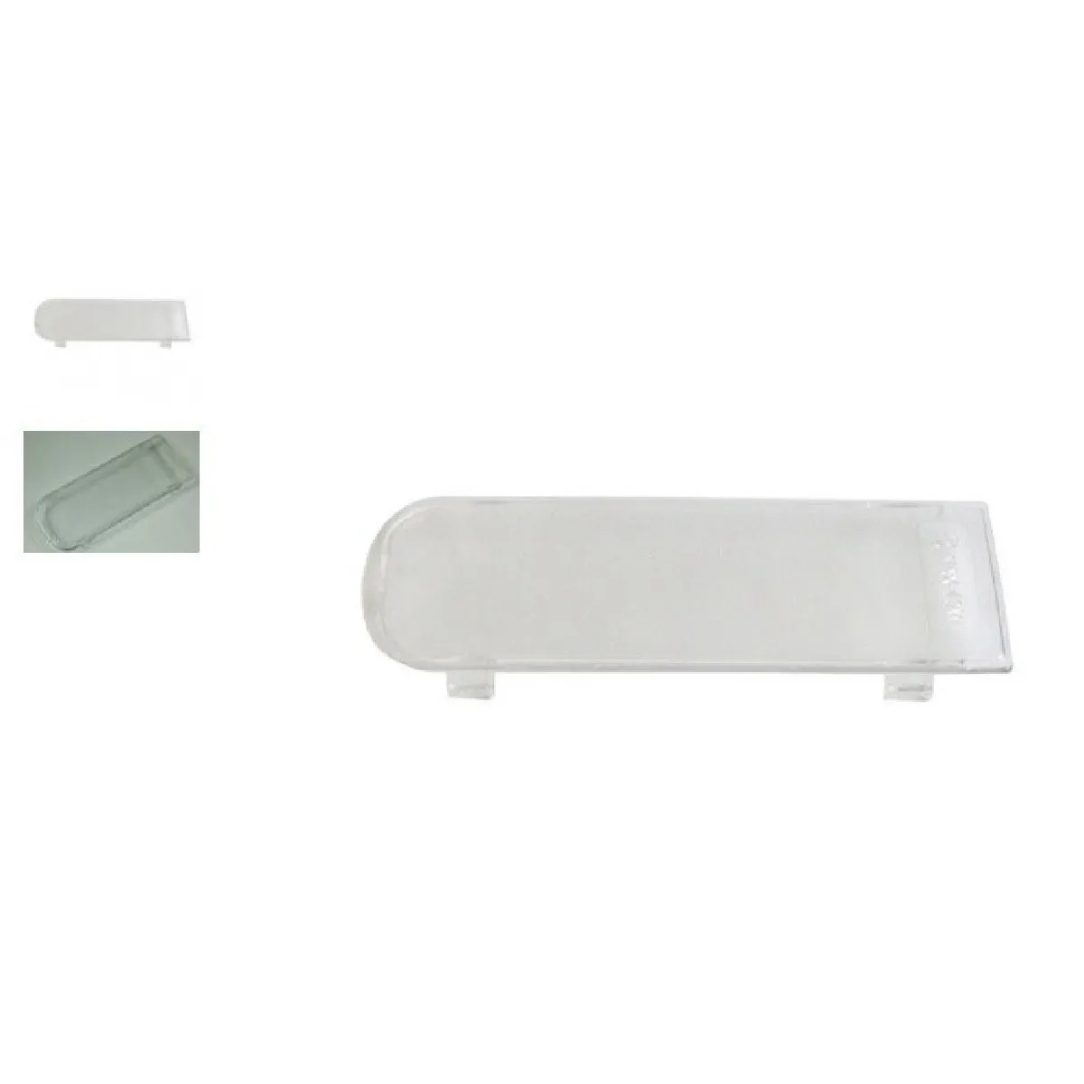 Cache lampe pour hotte aspirante Whirlpool AKR673IX2 - vue 2