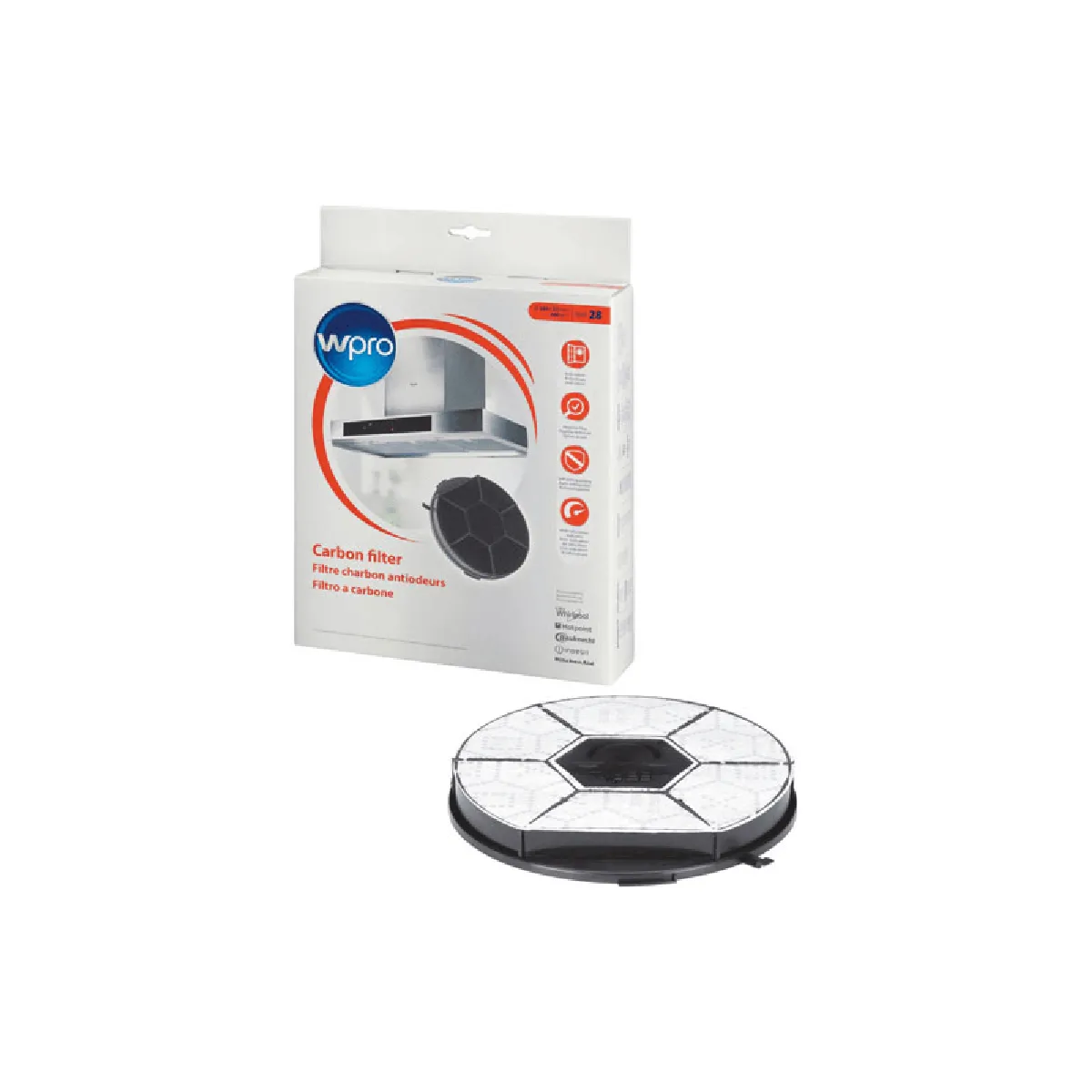 Whirlpool Filtres pour hotte Airforce - vue 3