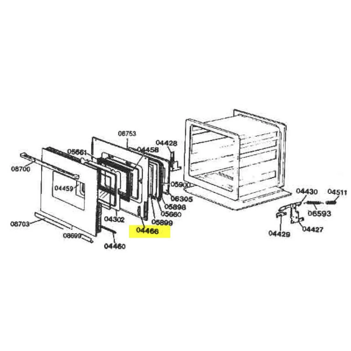 ROSIERES  Support d&acute;articulation de four