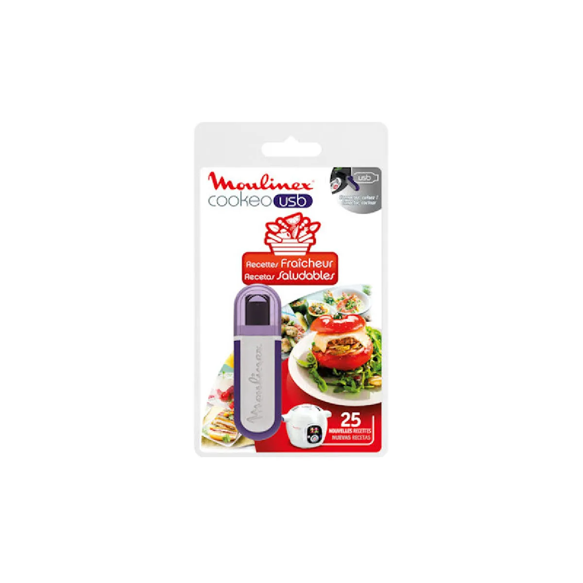 Moulinex USB Cookeo Recettes Fraicheur XA600511