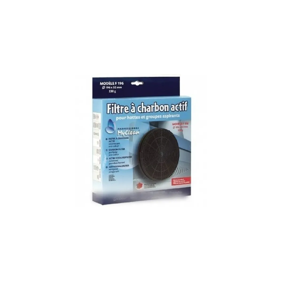 Filtre à pour hotte ARISTON HE90RF H8953 DE DIETRICH HD50 H - vue 2