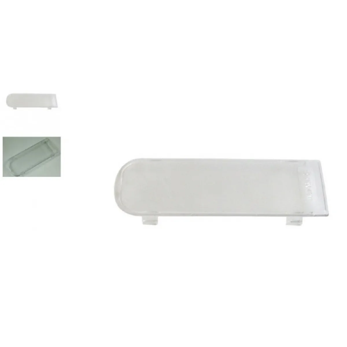 Cache lampe pour hotte aspirante Whirlpool 3101262 AKR673IX2 BVMPièces - vue 2