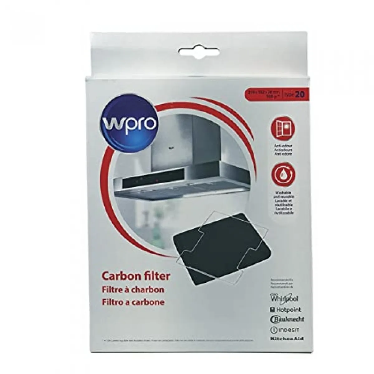 Whirlpool Filtre Elica Mod. - vue 3
