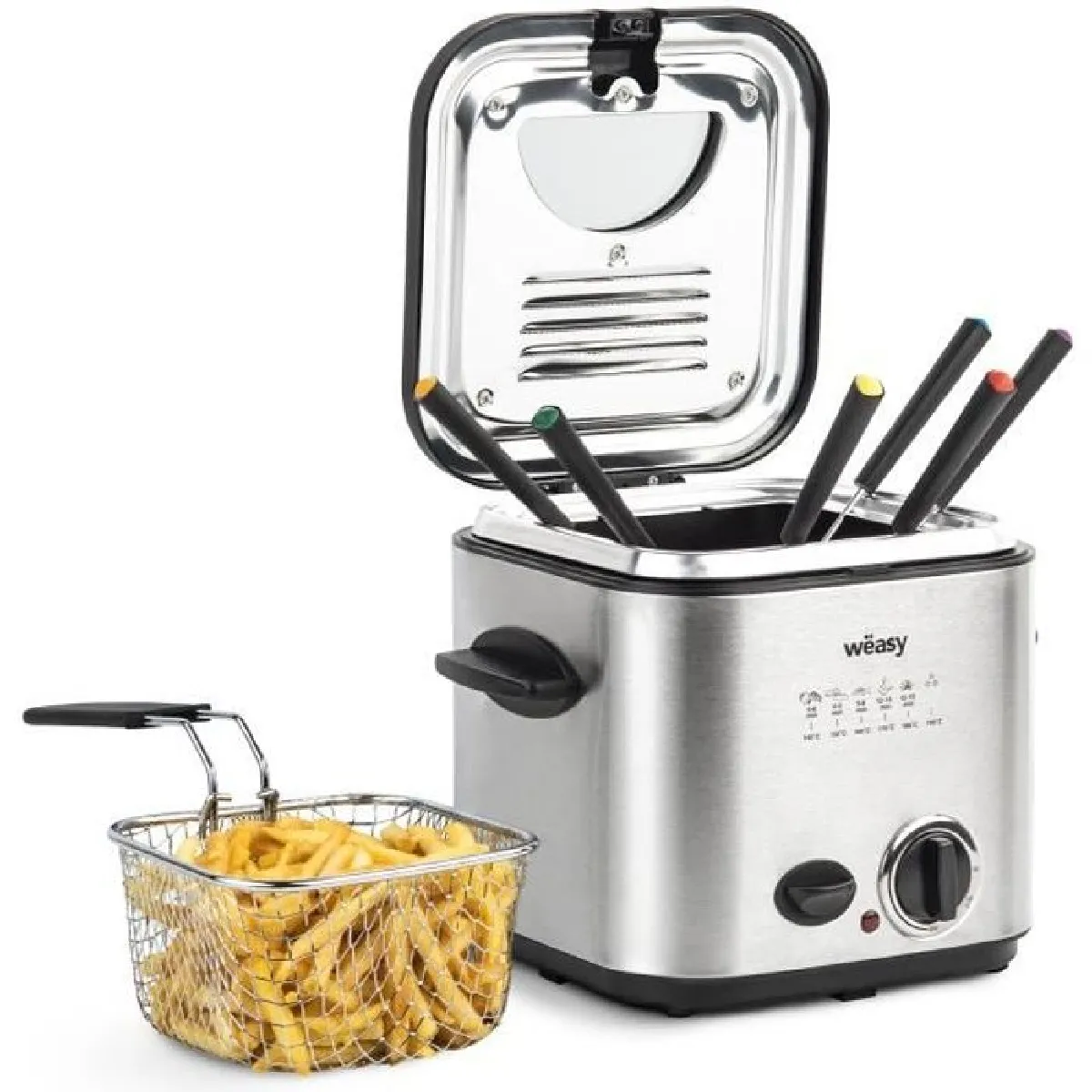 Weasy Friteuse/Fondue 2 en 1 1.2L