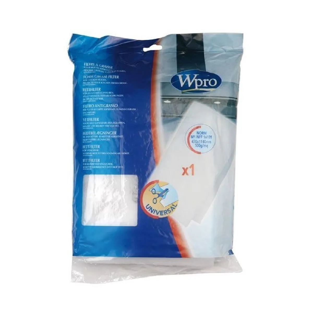 Filtre tissu graisse 470x970 mm - vue 5