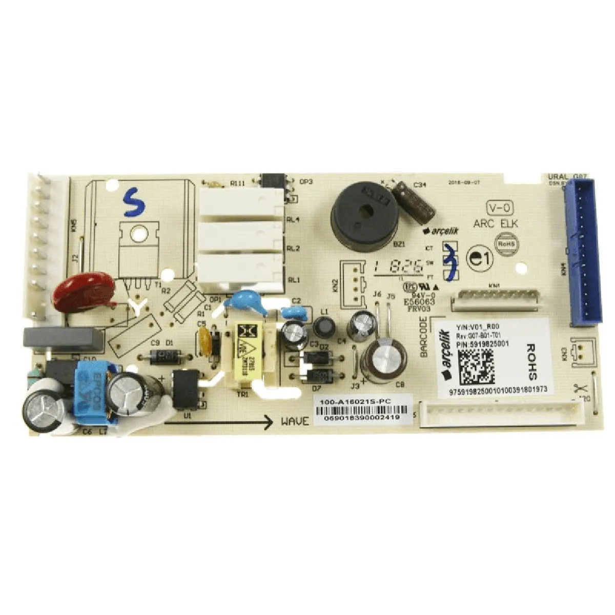 Beko module de puissance réfrigérateur - vue 6