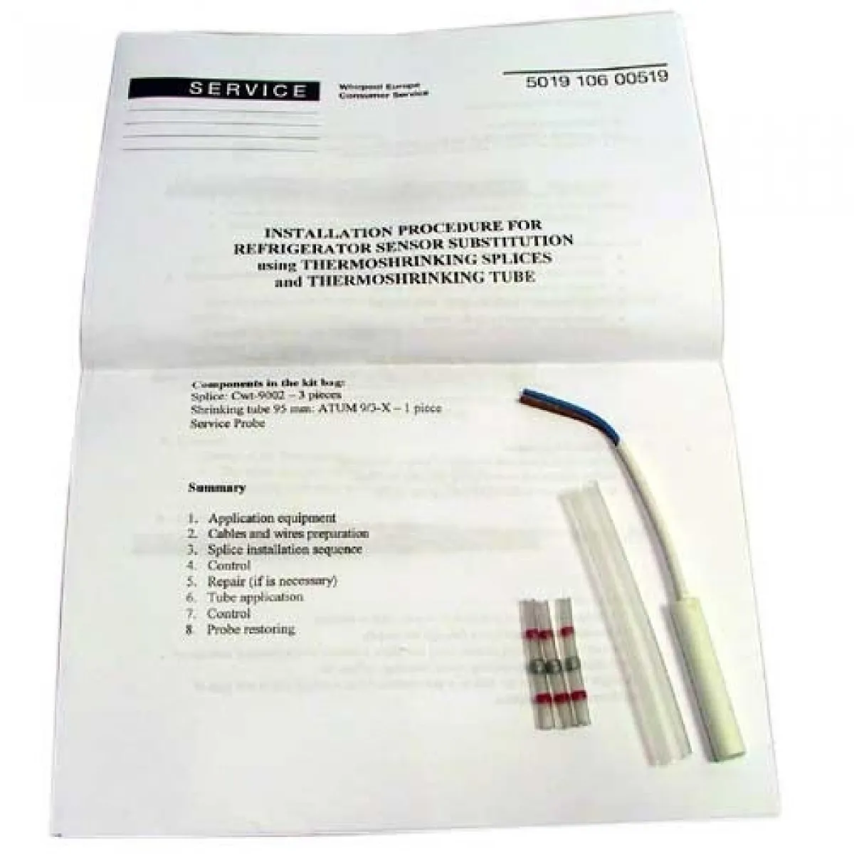 Whirlpool kit sonde pour réfrigérateur - vue 2