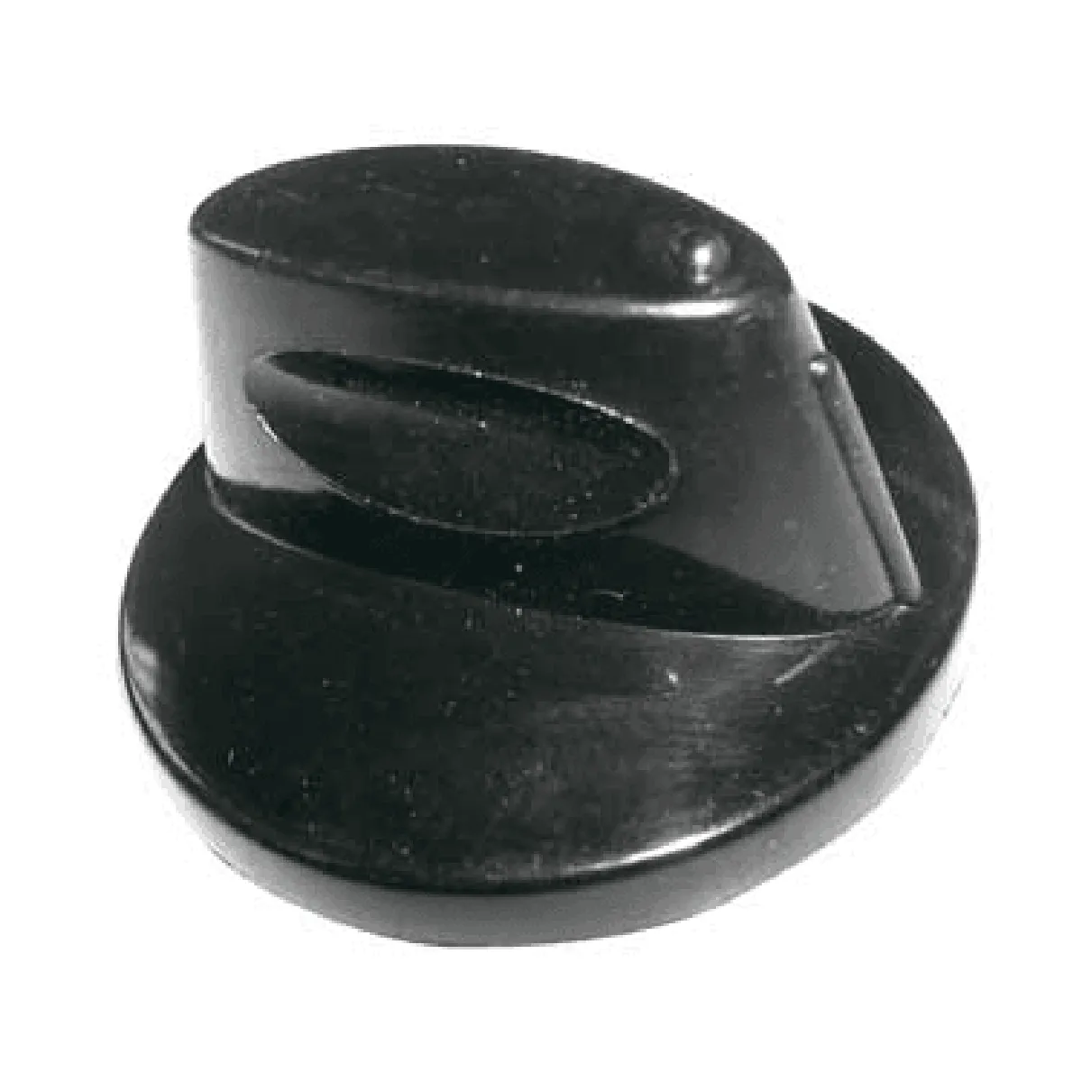 Whirlpool Bouton de commande pour table de cuisson - Noir