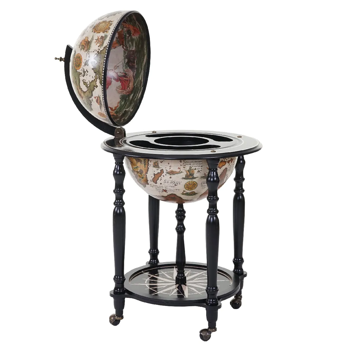 Decoshop26 Globe bar porte-bouteilles