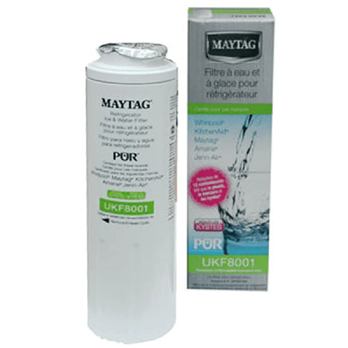 Whirlpool Filtre Maytag Puriclean UKF8001 484000008612 - vue 3