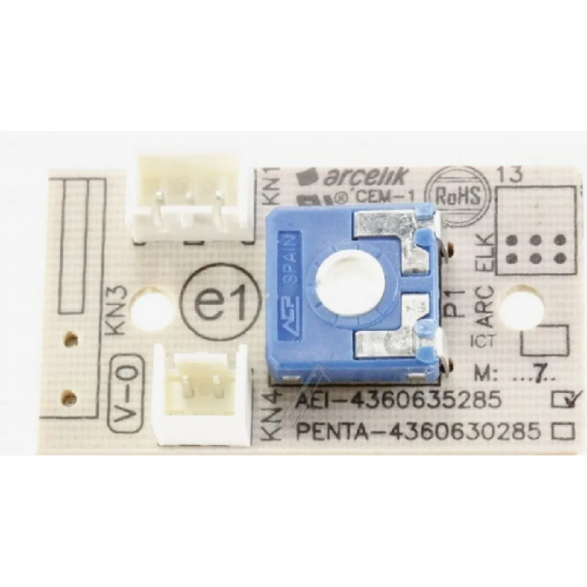 Beko platine avec thermostat réfrigérateur