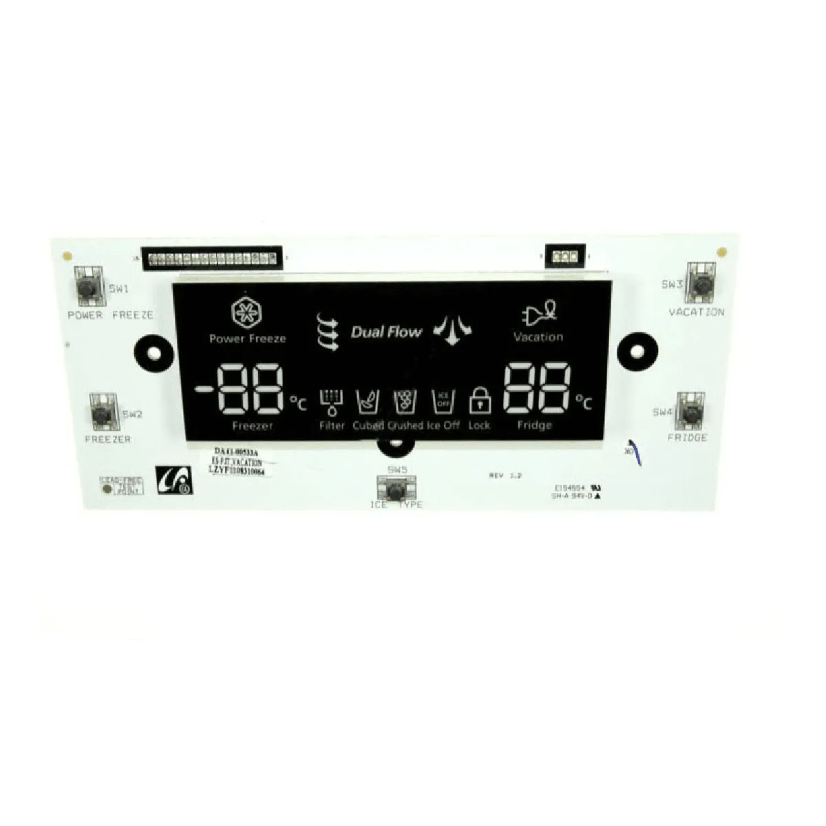 Samsung module d’affichage réfrigérateur - vue 3
