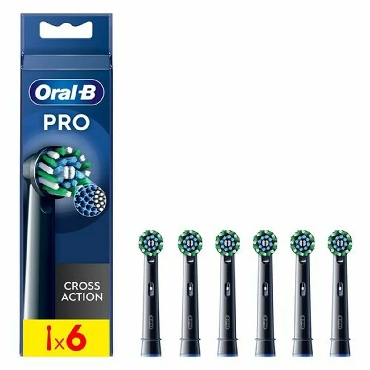 Oral-B Têtes De Rechange Crossaction Pour Brosse À Dents Électrique - X6