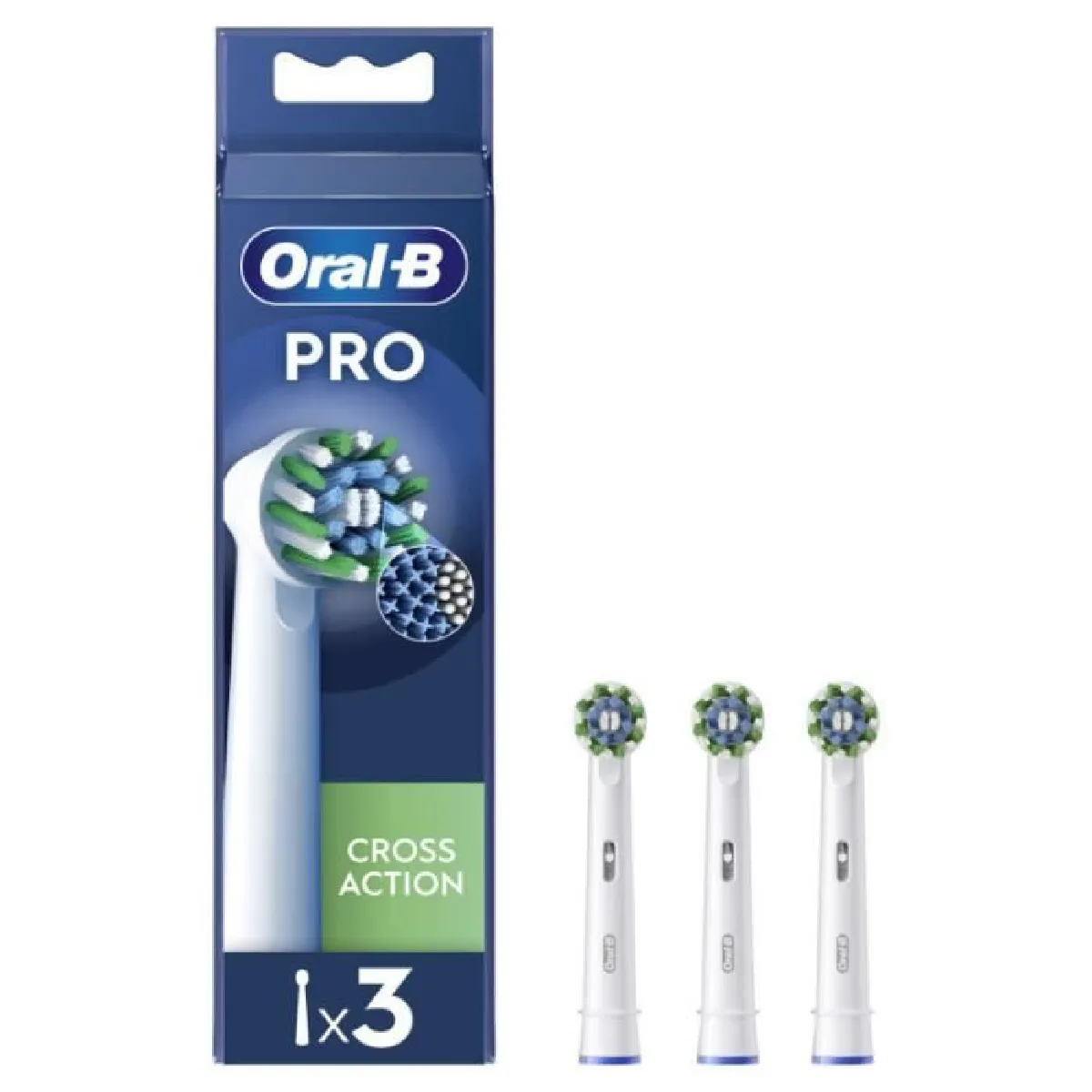 Oral-b brossettes Cross Action - Blanc