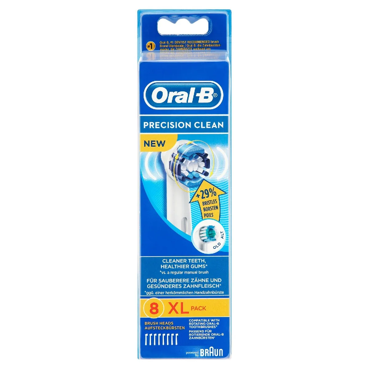 BRAUN BROSSETTES PRECISION CLEAN EB20 X8
