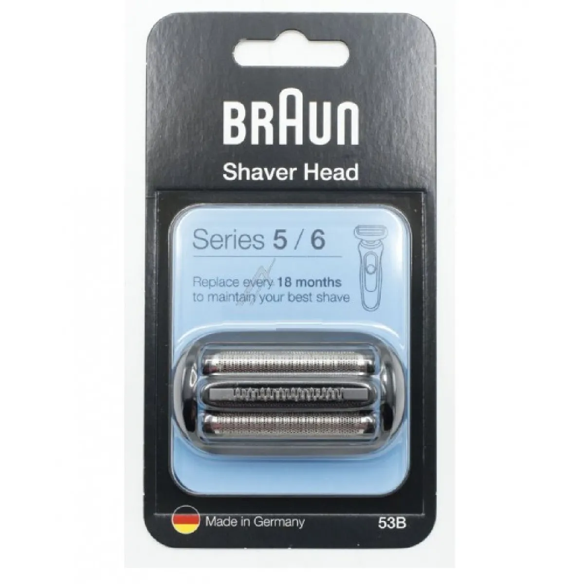 Tête de rasoir cassette Braun 53b