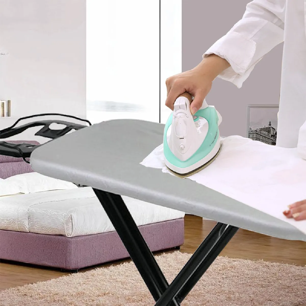 Housse De Table à Repasser Laurastar Grise - 131 X 55 Cm - Neuve Sous Emballage