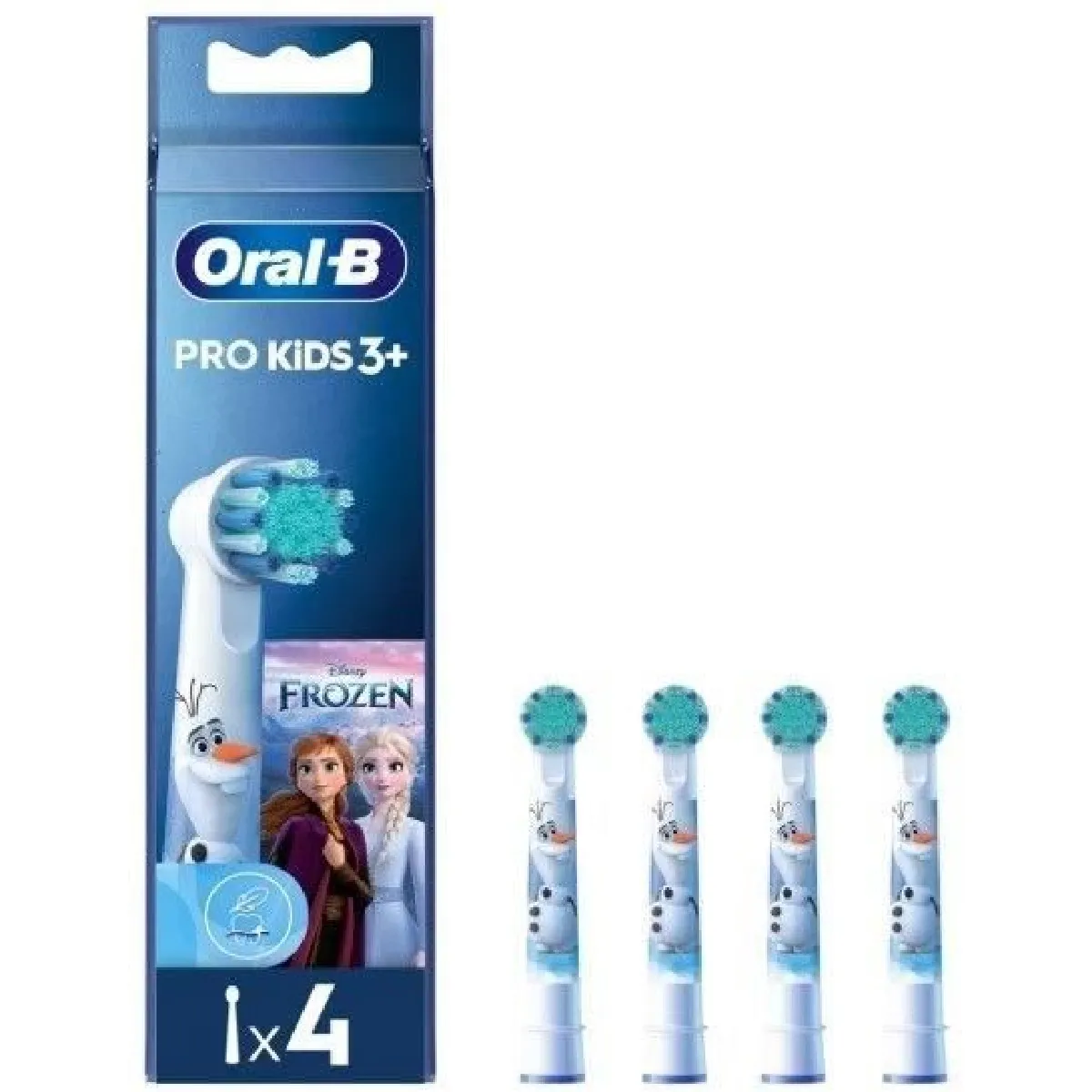 Oral-B Brossettes x4 Reine des Neiges Disney Pro Kids 3+ Pack de rechange