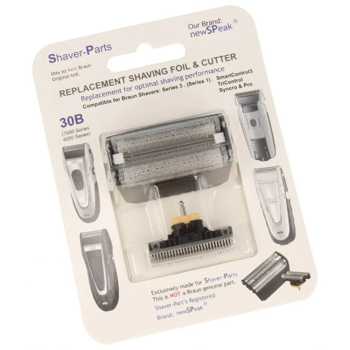 Braun kit grille et couteau pour rasoir Series 3/1 30B